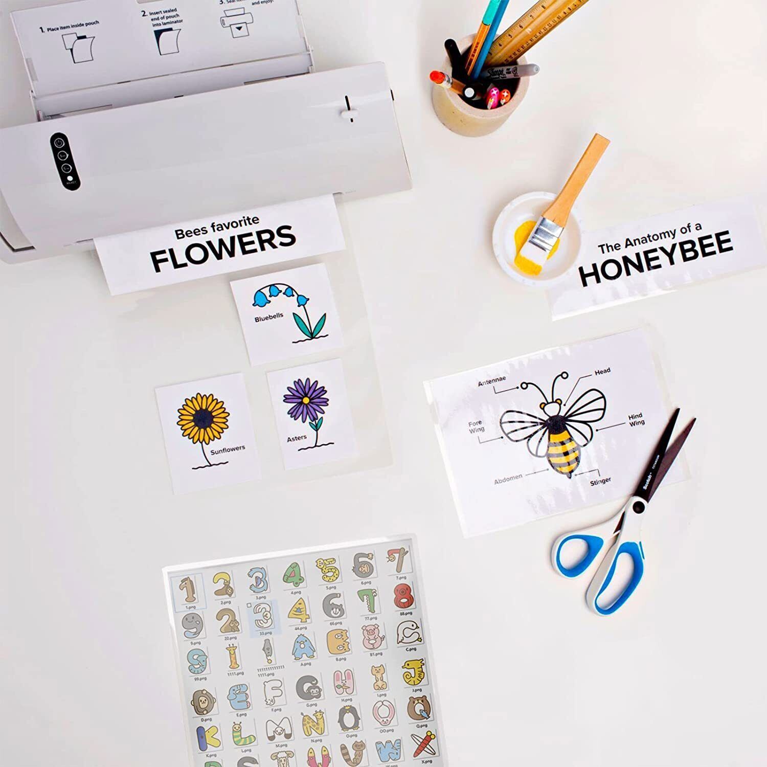 100 Clear Thermal Laminating Sheets Laminator Pouches 9"x11.5" Letter Size 3 mil