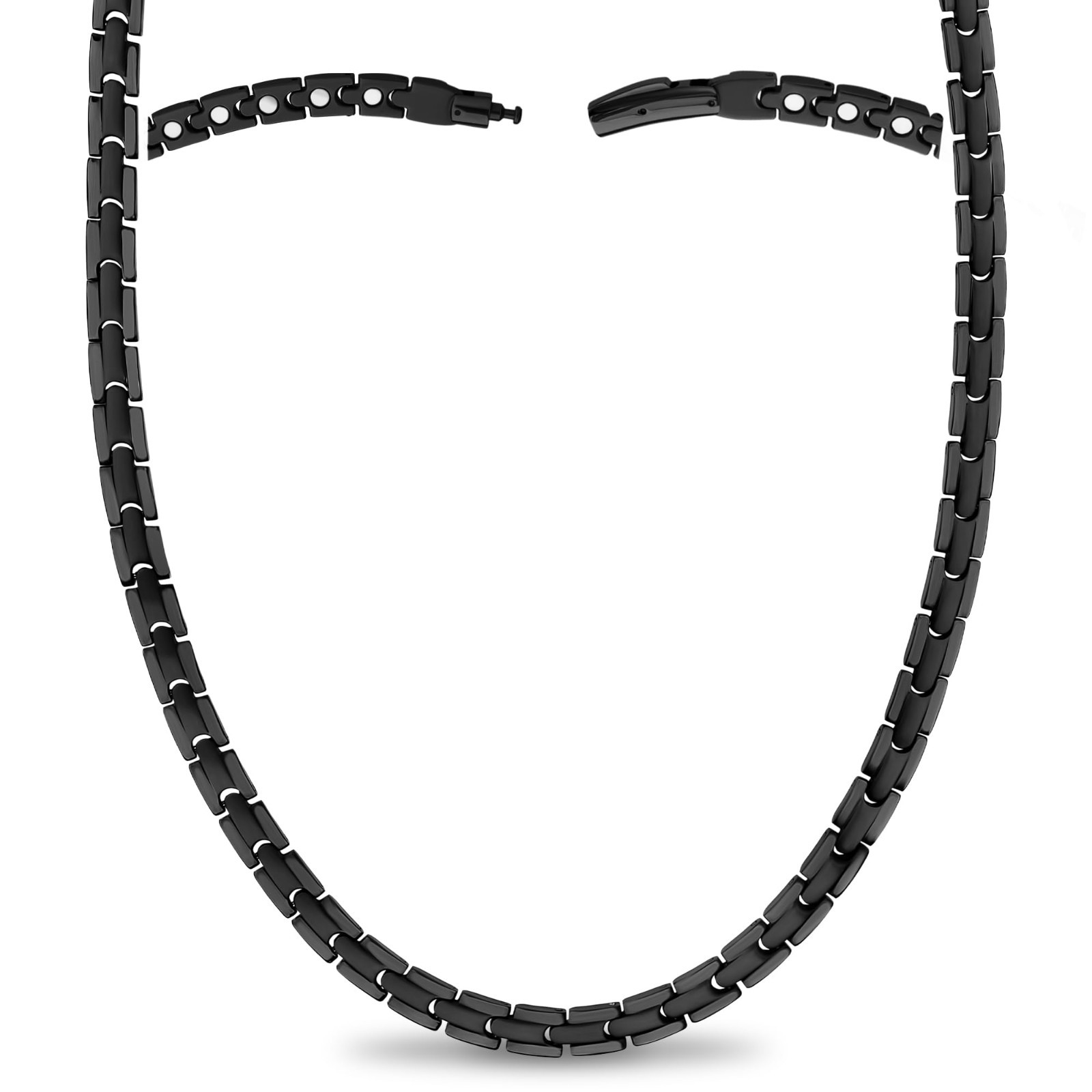 MagnetRX Titanium Magnetic Necklace Ultra Strength for Men & Women Effective