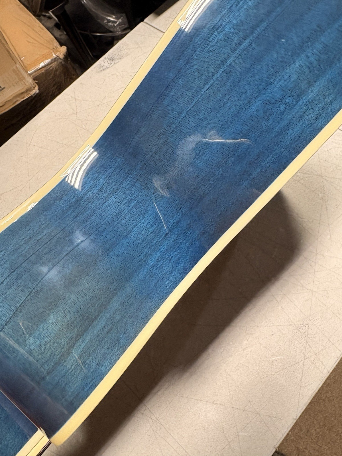 Cort Grand Audoritium Quilted Top Acoustic Electric Guitar Long Finish Cracks