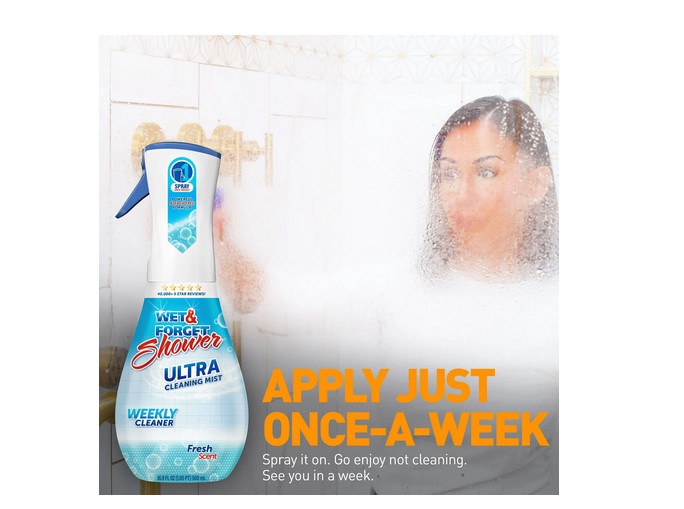 Wet & Forget Shower Ultra Cleaning Mist, Fresh Scent, 16.9 fl oz