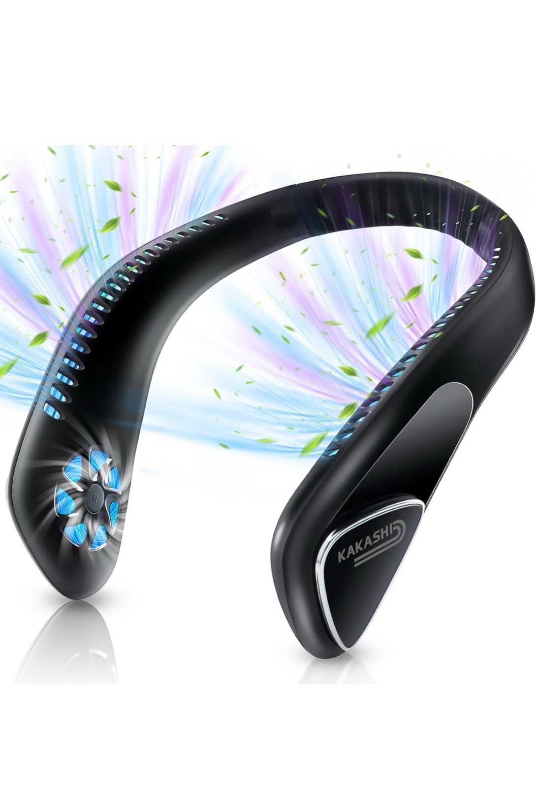 6000mAh Portable Neck Fan Rechargeable, Bladeless Operated Wearable for Travel