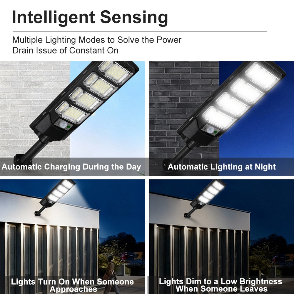 IP54 Waterproof Solar Outdoor Garden Lights 192LED Motion Sensor Wall Light