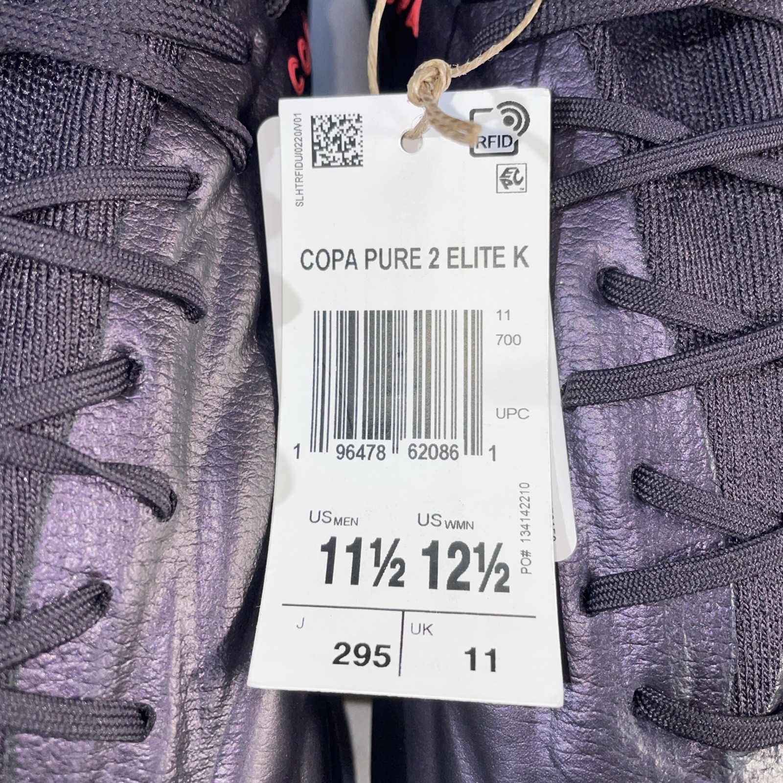 Adidas Copa Pure 2 Elite KT FG Soccer Cleats Vivid Horizon Pack IG6398 Mens 11.5