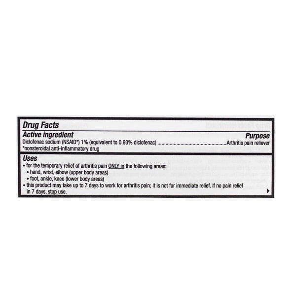 Arthritis Pain Relief Topical Gel 5.3 Oz New in Box Up 2028
