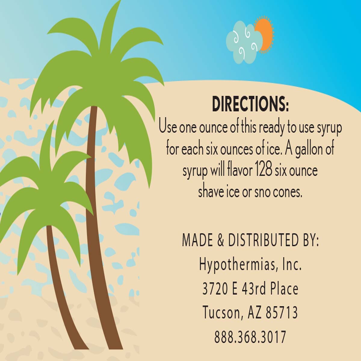 Hypothermias CHERRY Flavor Syrup 🍧 Snow Cone machine Shaved Ice Syrup GALLON