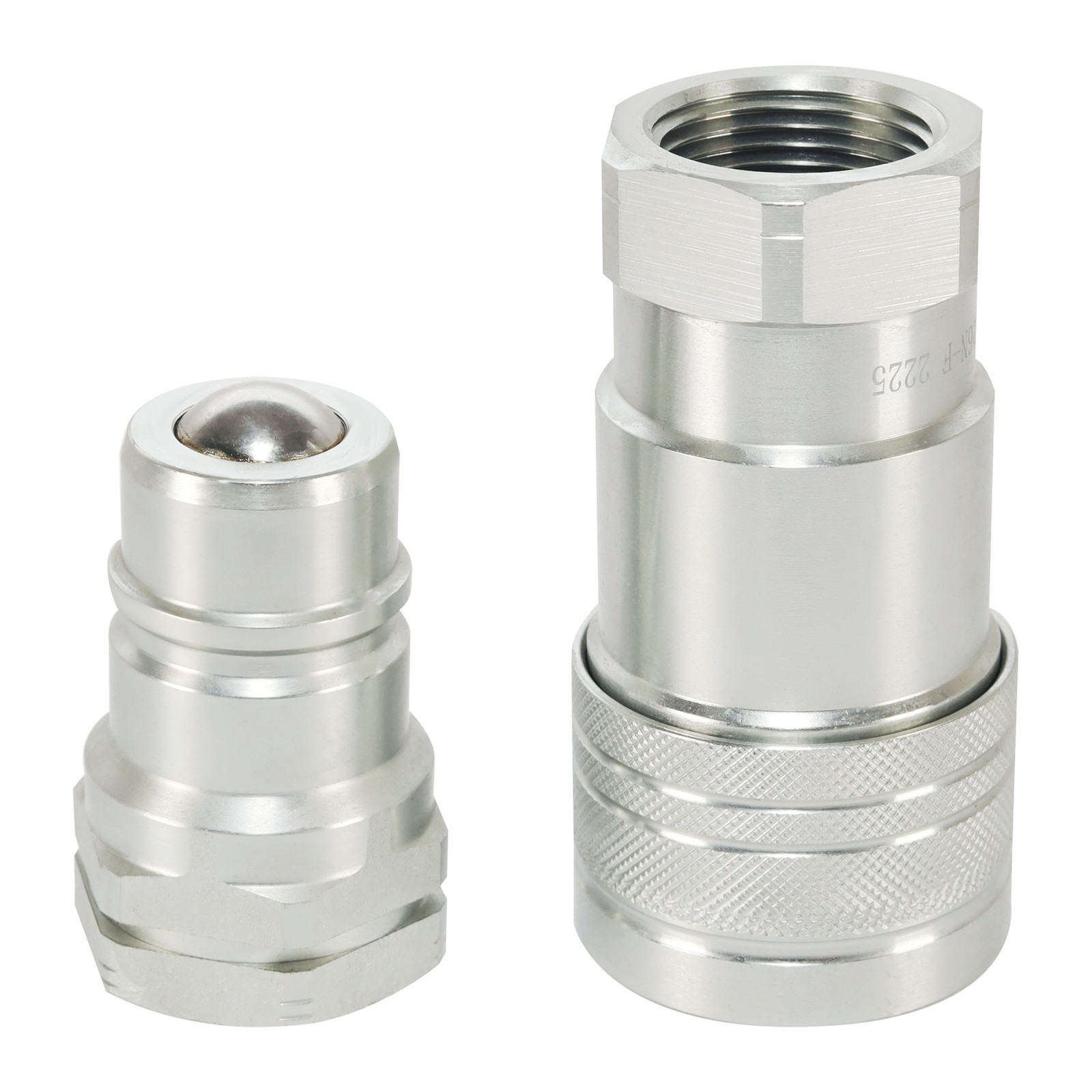 1″ AG Hydraulic Quick Couplers Set - 1″ NPT Thread