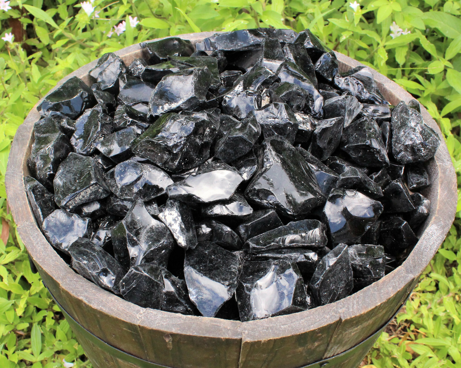 1/4 lb Bulk Lot Natural Rough Black Obsidian Raw Rock Stone Crystal Healing 4 oz