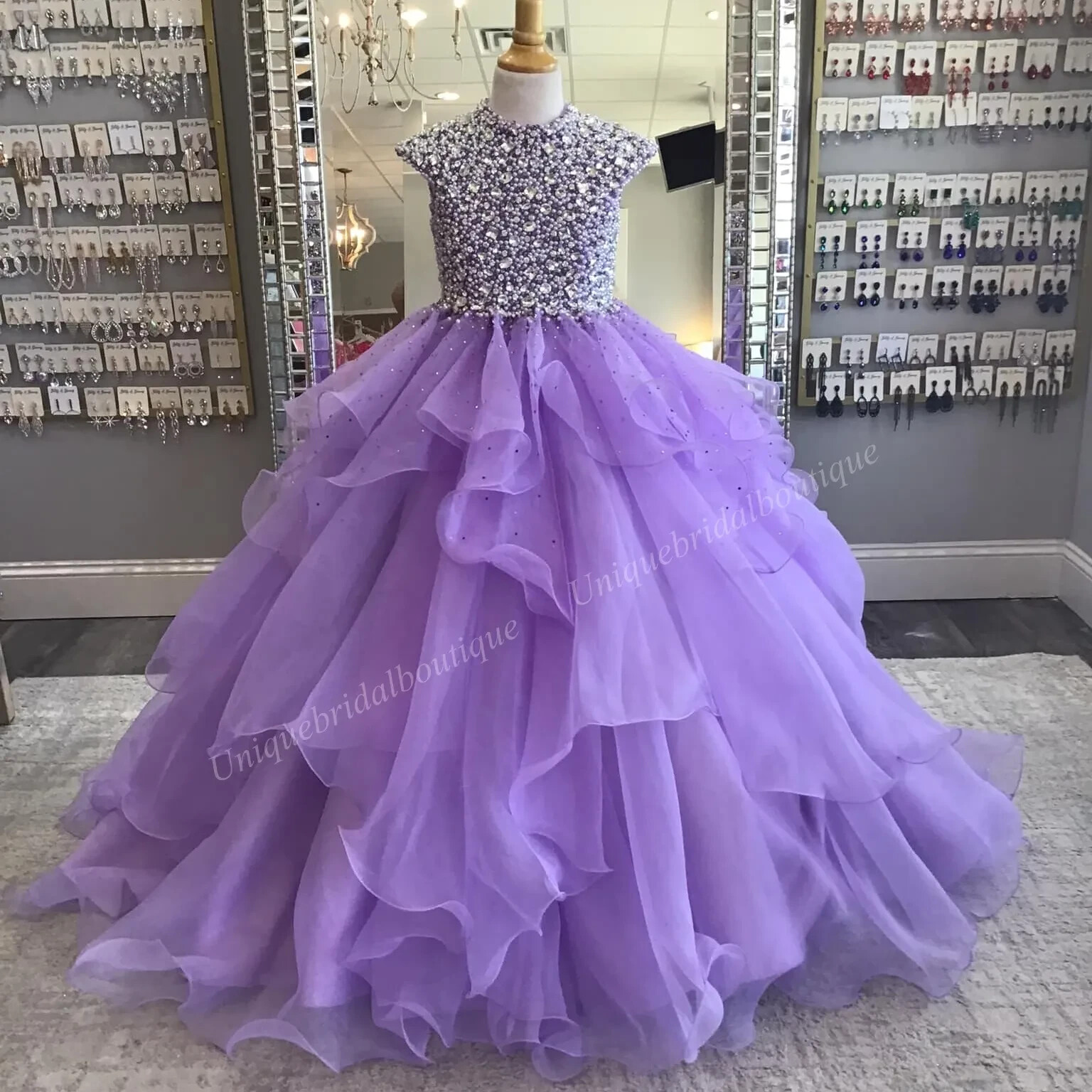 Jenniferwu Custom Made Girl Dress Evening Formal pageant Prom Dress Gown