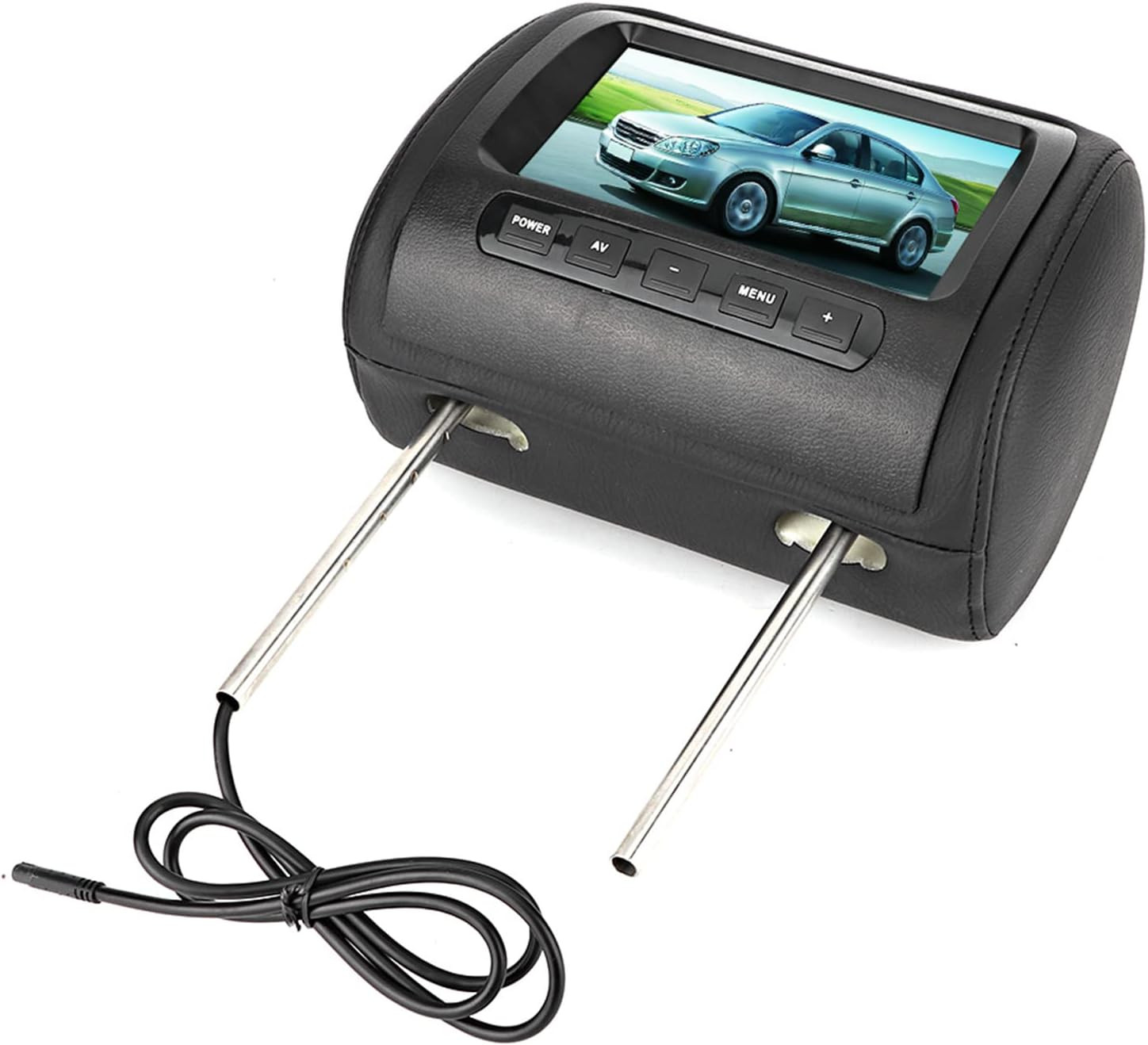 Car Tv for Back Seat, 2Pcs 7 in Control Headrest LCD Video Monitor MP5 Display B