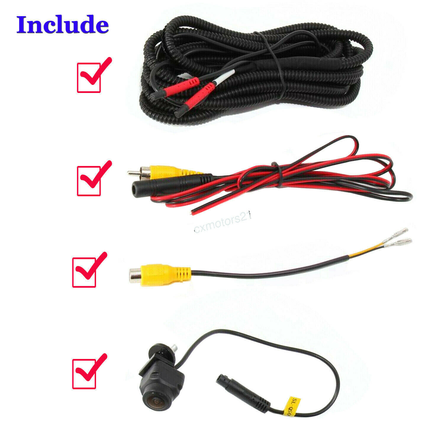 For Jeep Wrangler JL Rubicon 2018-21 Gladiator JT Off-Road Front View Camera Kit