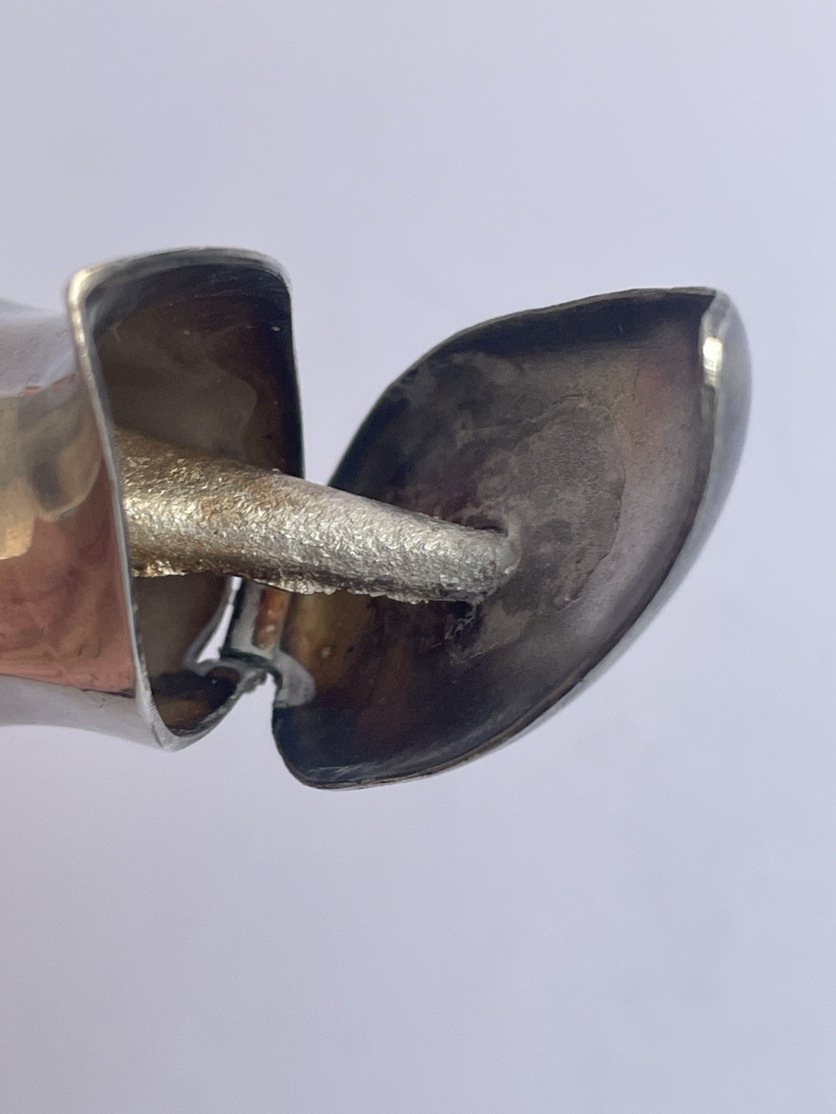 ATQ VTG German Alpacca Hoka Deco Silver Plated Liquor Pourer Counter Balanced