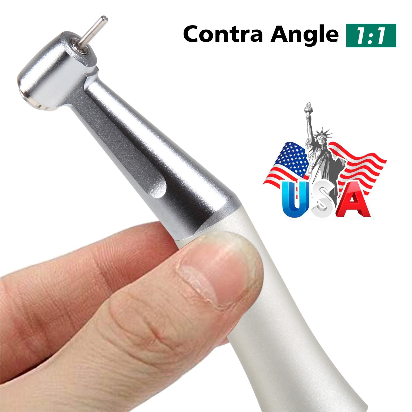 NSK Style Dental 1:1 Slow Low Speed Handpiece Push Button Contra Angle FAG