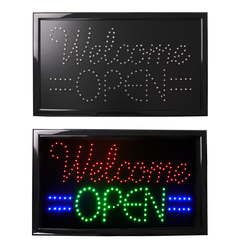 Ultra Bright LED Neon Open Sign for Business Store Animated Motion Light