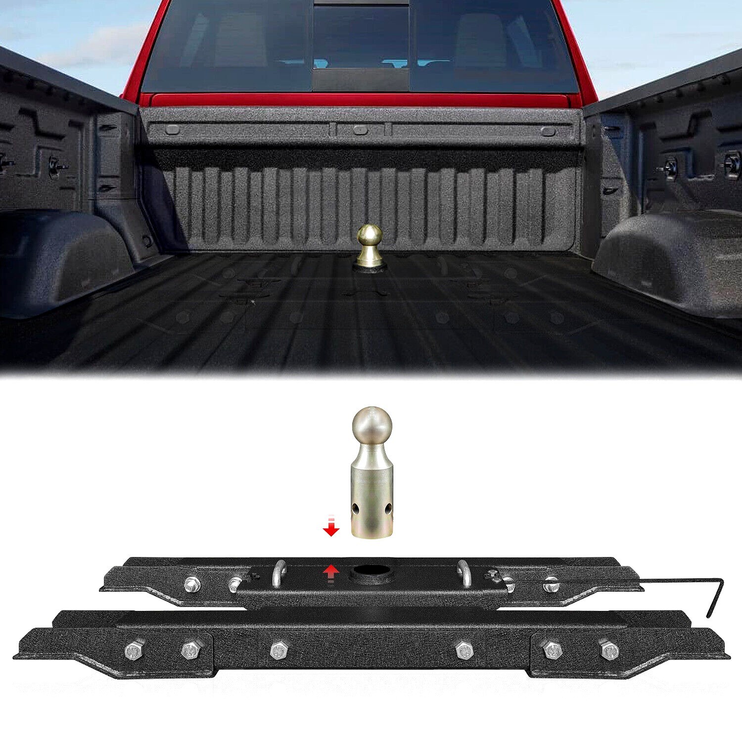 VIJAY For 2020-2024 Chevy & GMC 2500/3500 Trucks Hitch Kit Gooseneck Hitch Kit