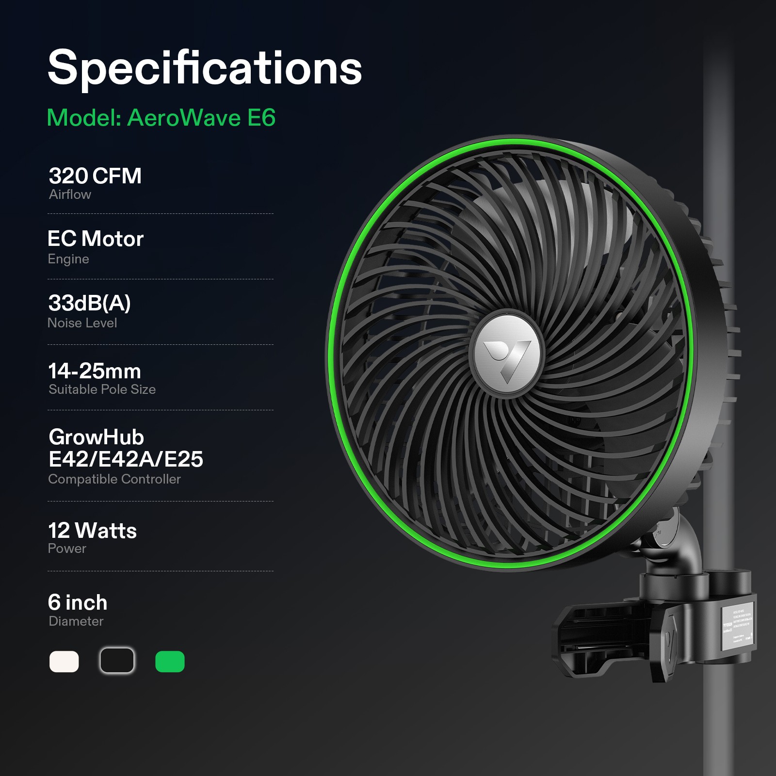 VIVOSUN 32"x32"x63" PRO Complete Grow Tent Kit A150SE Light 4" Fan E42A Control