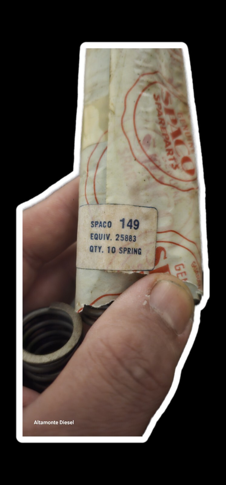 Simms 25883 Spring for simms minimec fuel injection pump