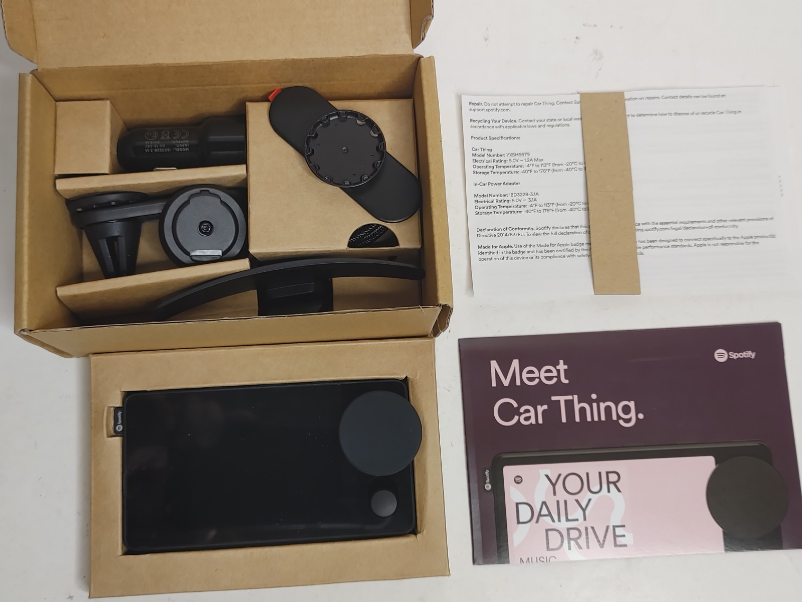 Car Thing Model YX5H6679 Discontinued! Powers On Excellent Condition