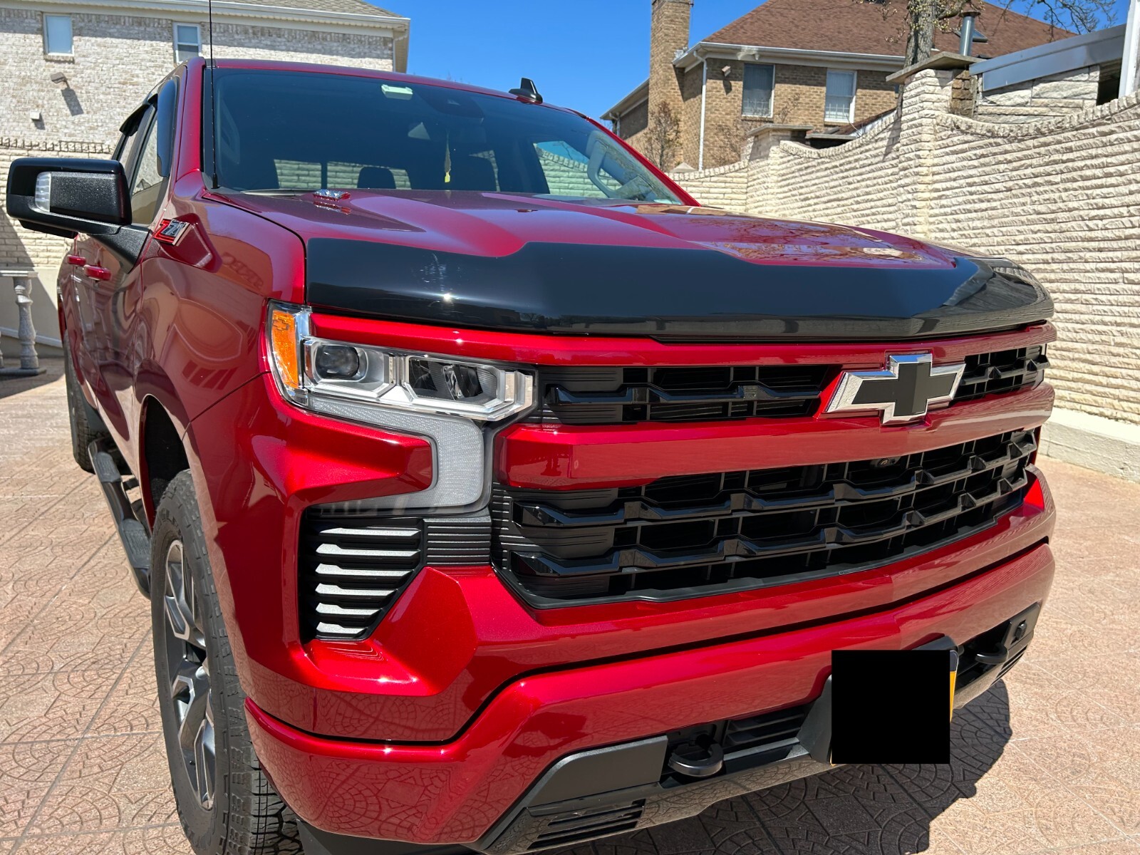 Bug Shield Hood Protector Tape On SMOKED Deflector FOR Dodge Ram 1500 2009-2018