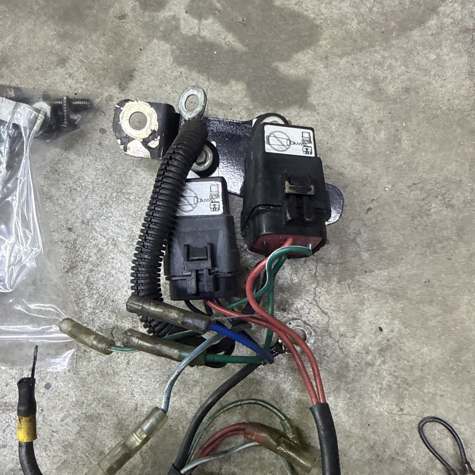 2002 Mercury 40 HP 2 Stroke 2cyl Outboard Complete Electrical Wire Harness