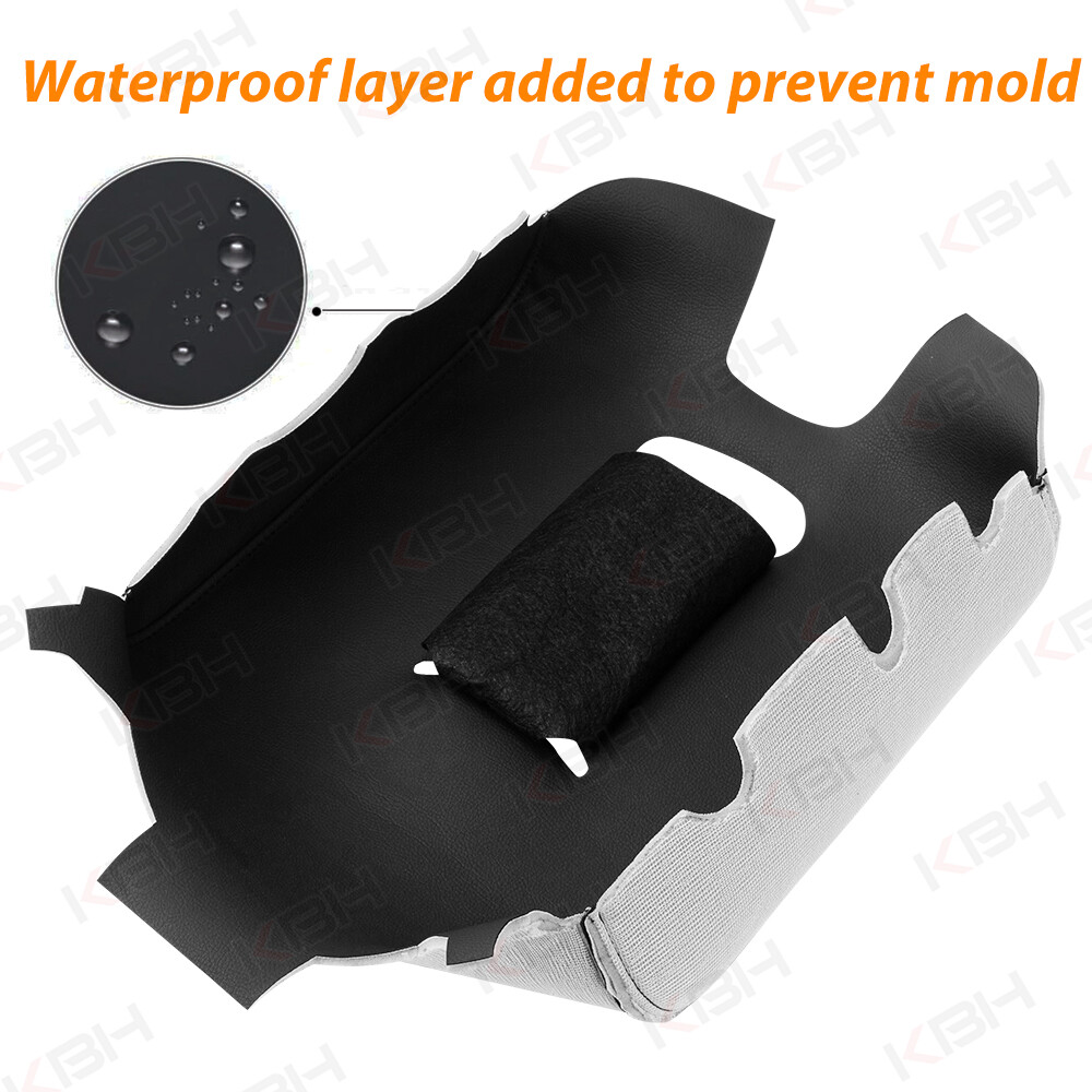 Fit 2014-2018 Chevy Silverado GMC Sierra 1500 Console Lid Armrest Cover Black