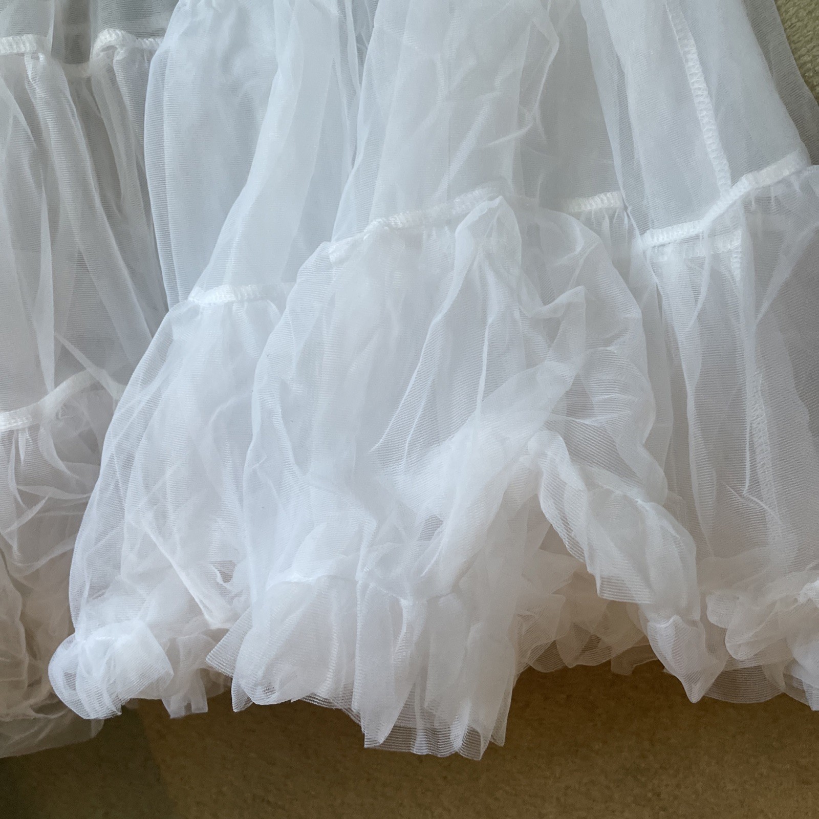 Disney Dress Shop White Crinoline PinUp Petticoat Skirt Womens Plus 1X - 3X NWT