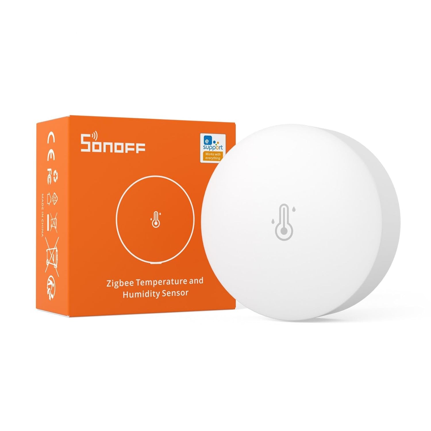SONOFF SNZB-02P Zigbee Temperature Humidity Sensor Smart Home Remotely Monitor