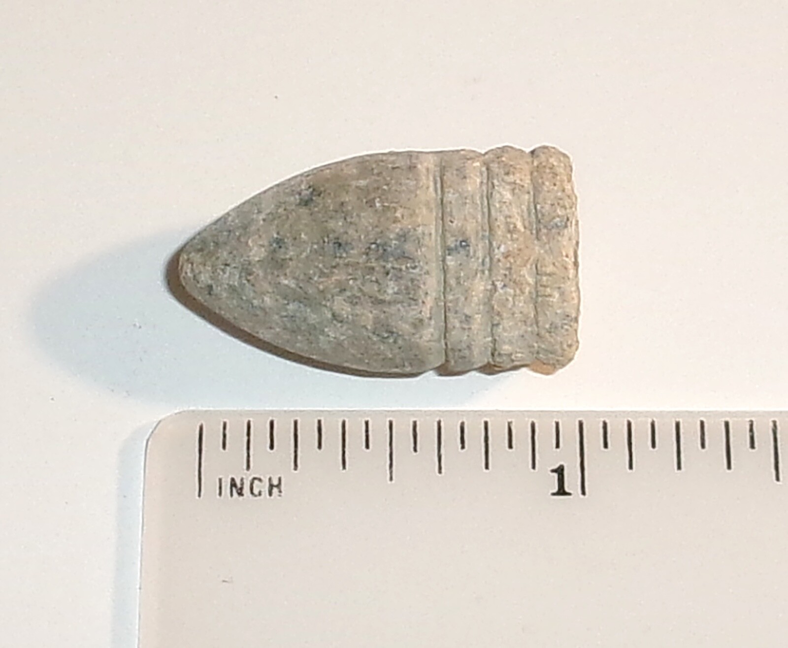 Civil War Bullet Battle of Fredericksburg, Wood Chest, Information Card and COA