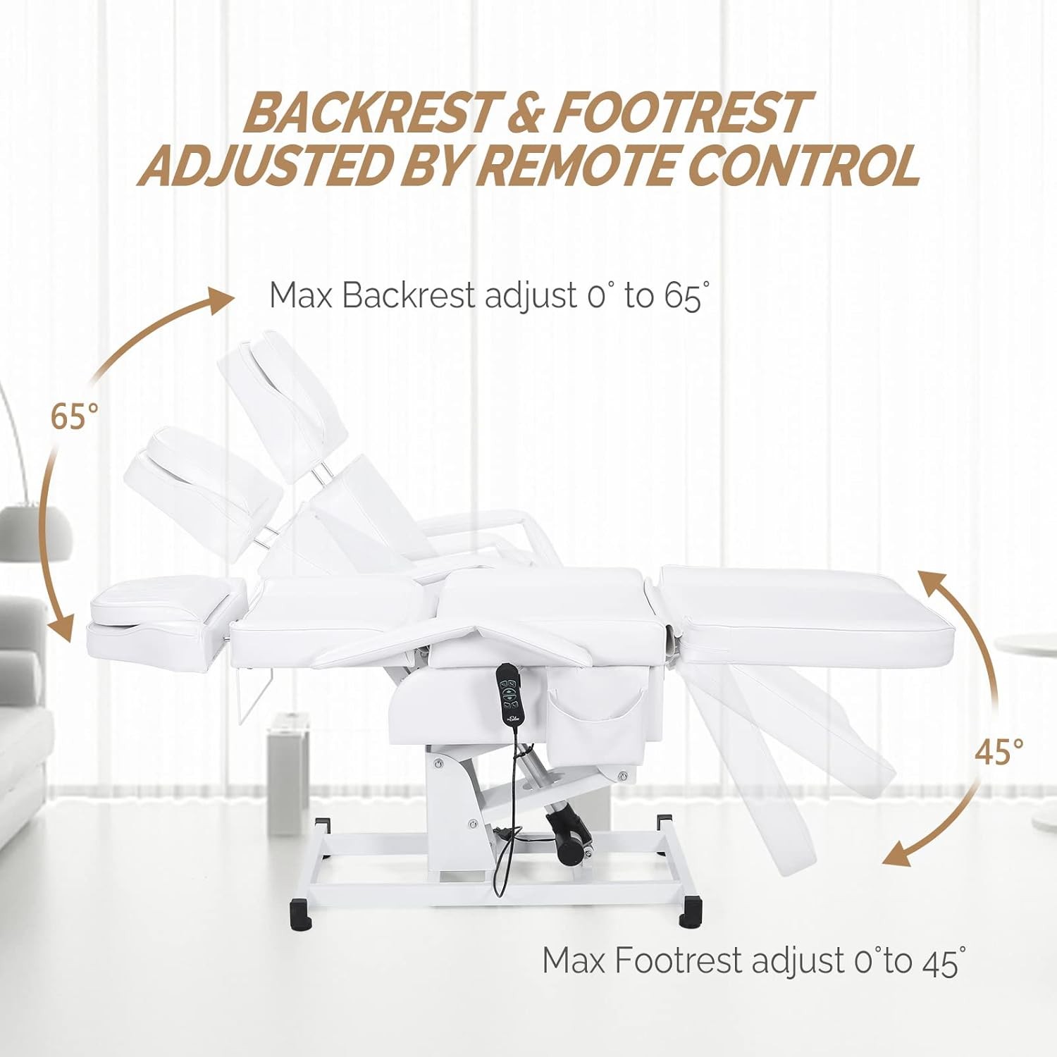 Fully Electric Salon Facial Bed Multi-Purpose Massage Tattoo Chair for Beauty
