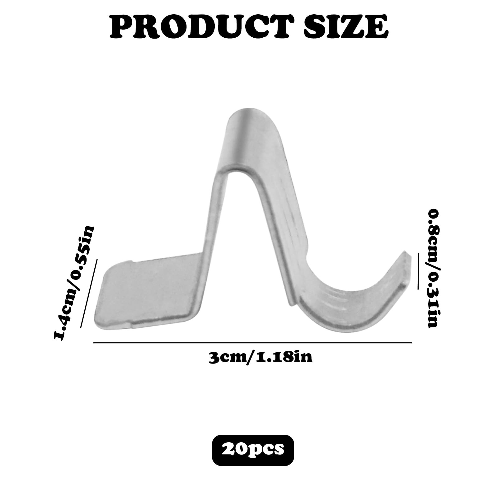 20Pcs Cabinet Shelf Clips, Heavy Duty Metal Shelf Clips Removable Shelving Ho...