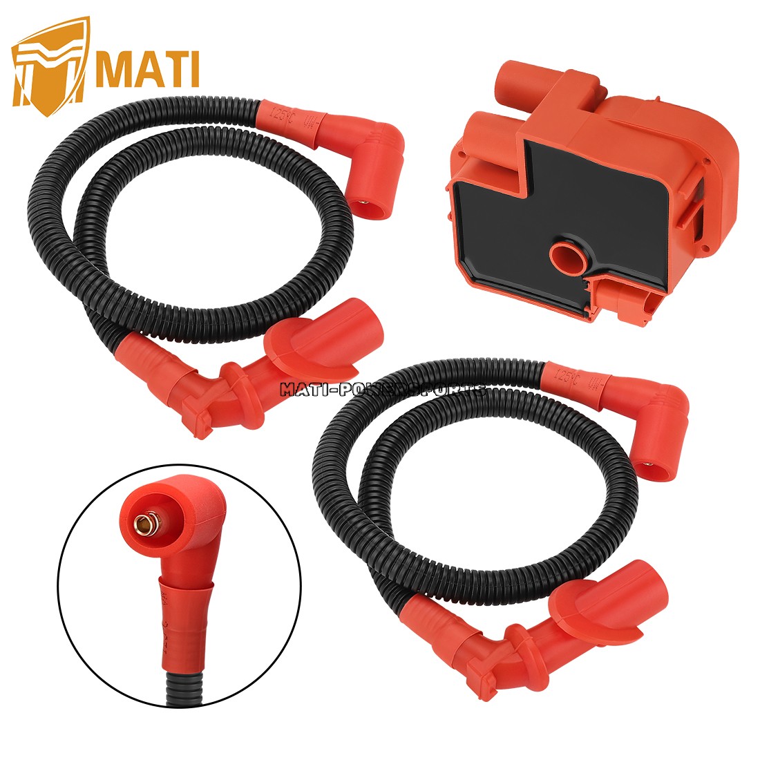 Ignition coil W/ Wire & Cap for Polaris Ranger 800 2010 4011059 4010425