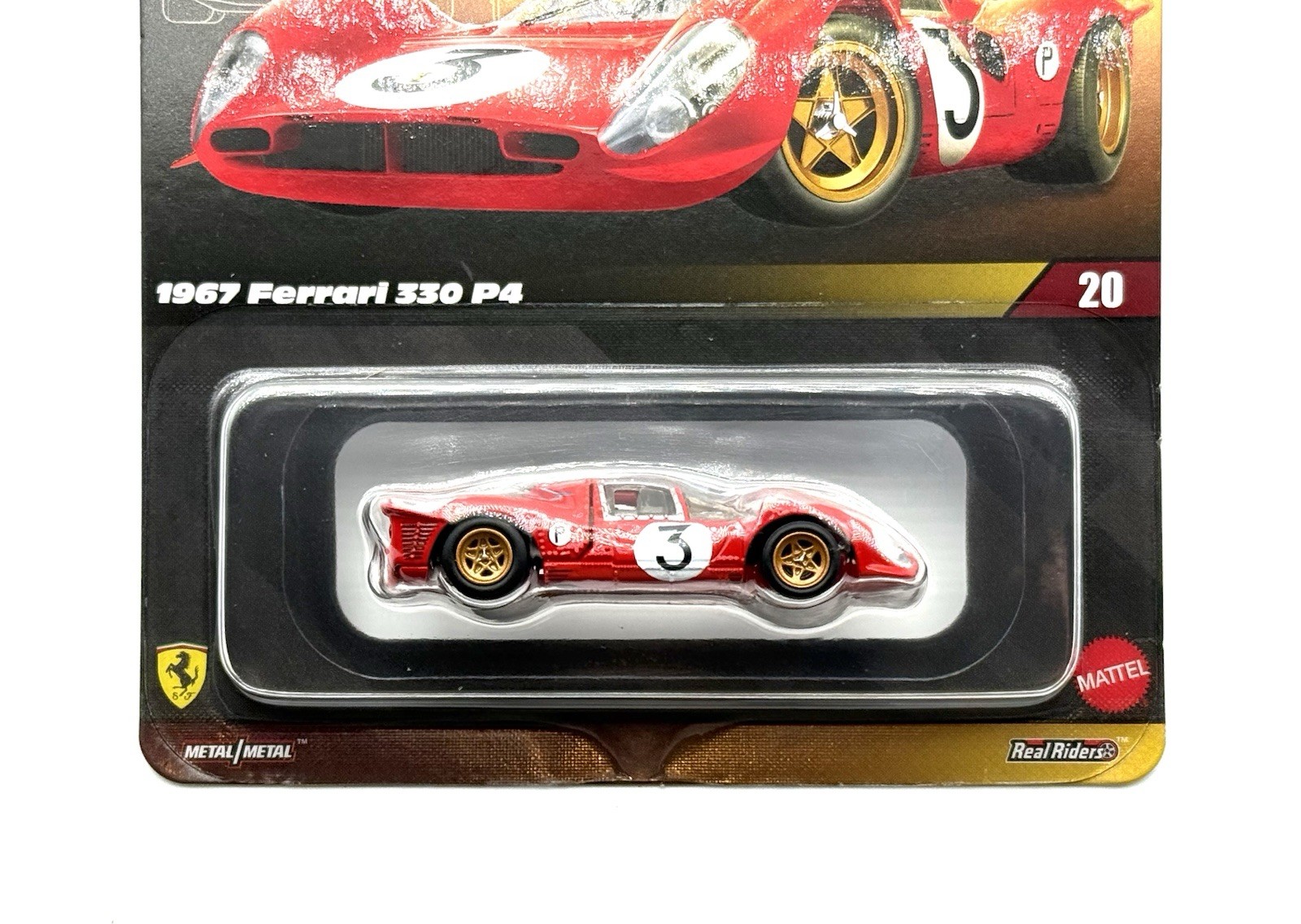 Hot Wheels Elite 64 1967 Ferrari 330 P4 Red - Mattel Creations Exclusive - NEW!