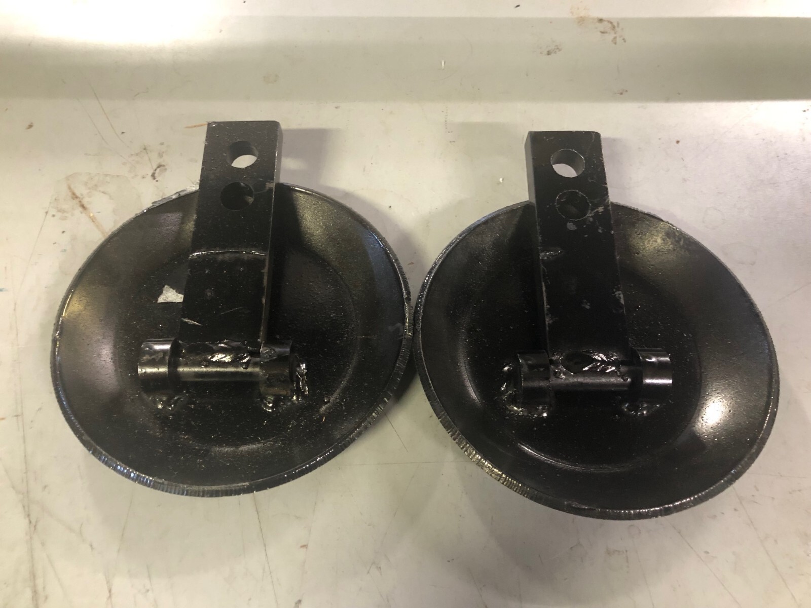 Floating Skid Shoe Kit (2) 3-pt Grader Blades, for Snow Removal on Gravel Drive