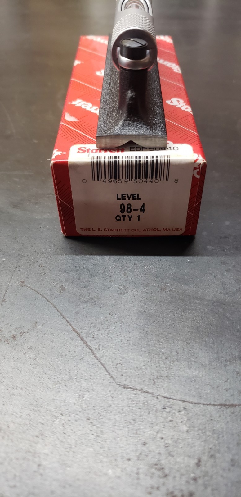 Two Starrett Precision Machinist Levels