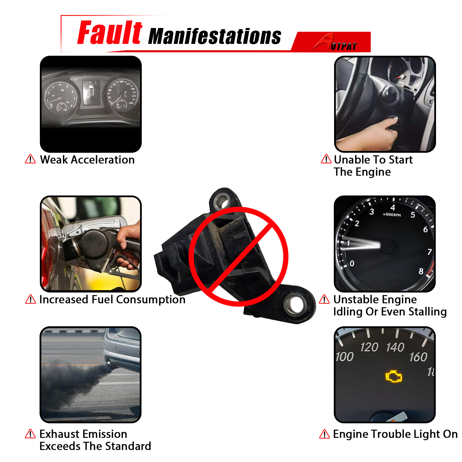 Crankshaft Position Sensor 10456161 For 1993-2005 Buick Chevy Oldsmobile Pontiac