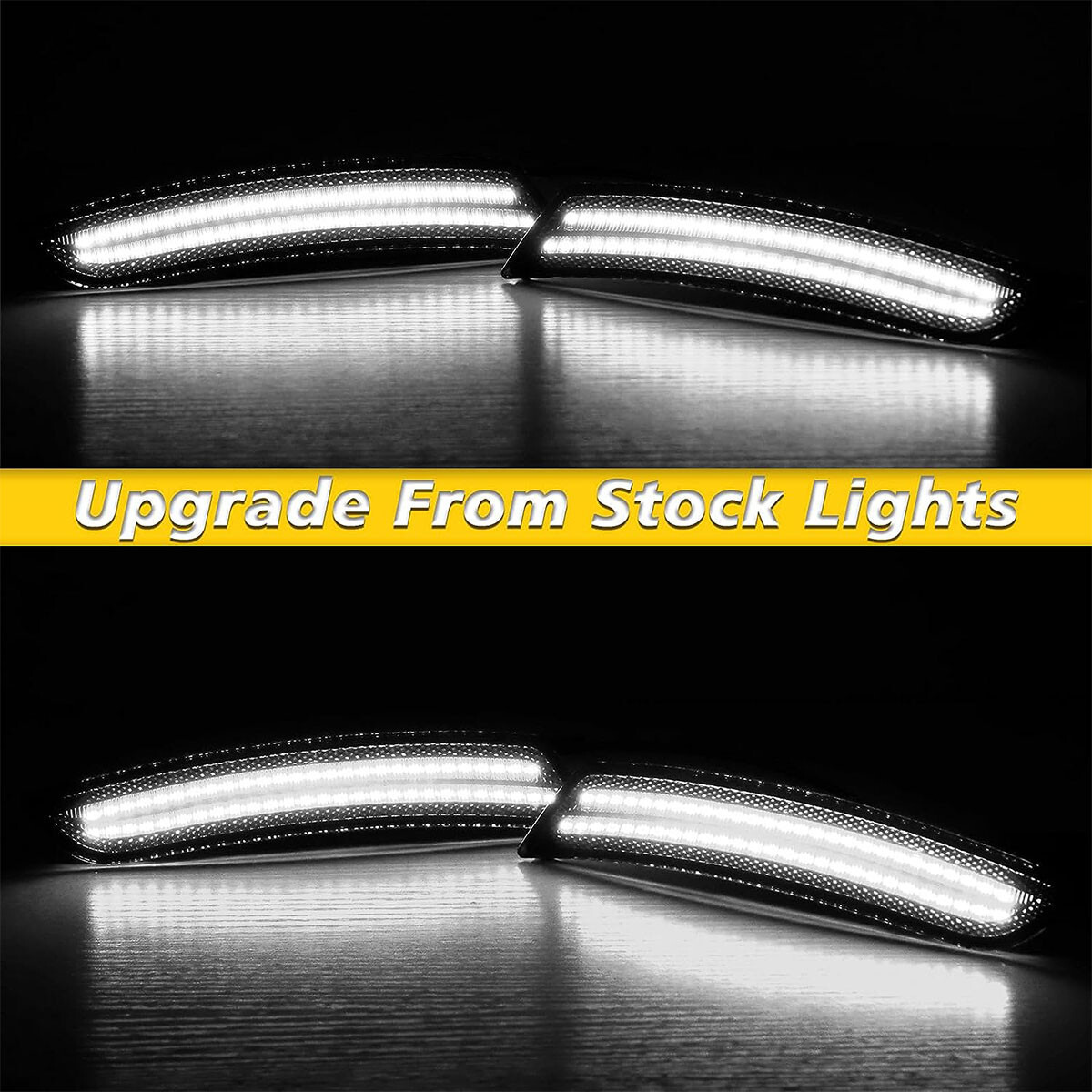 4X LED Side Marker Lights Front Rear Set for Chevy Camaro LS LT SS ZL1 2016-2022