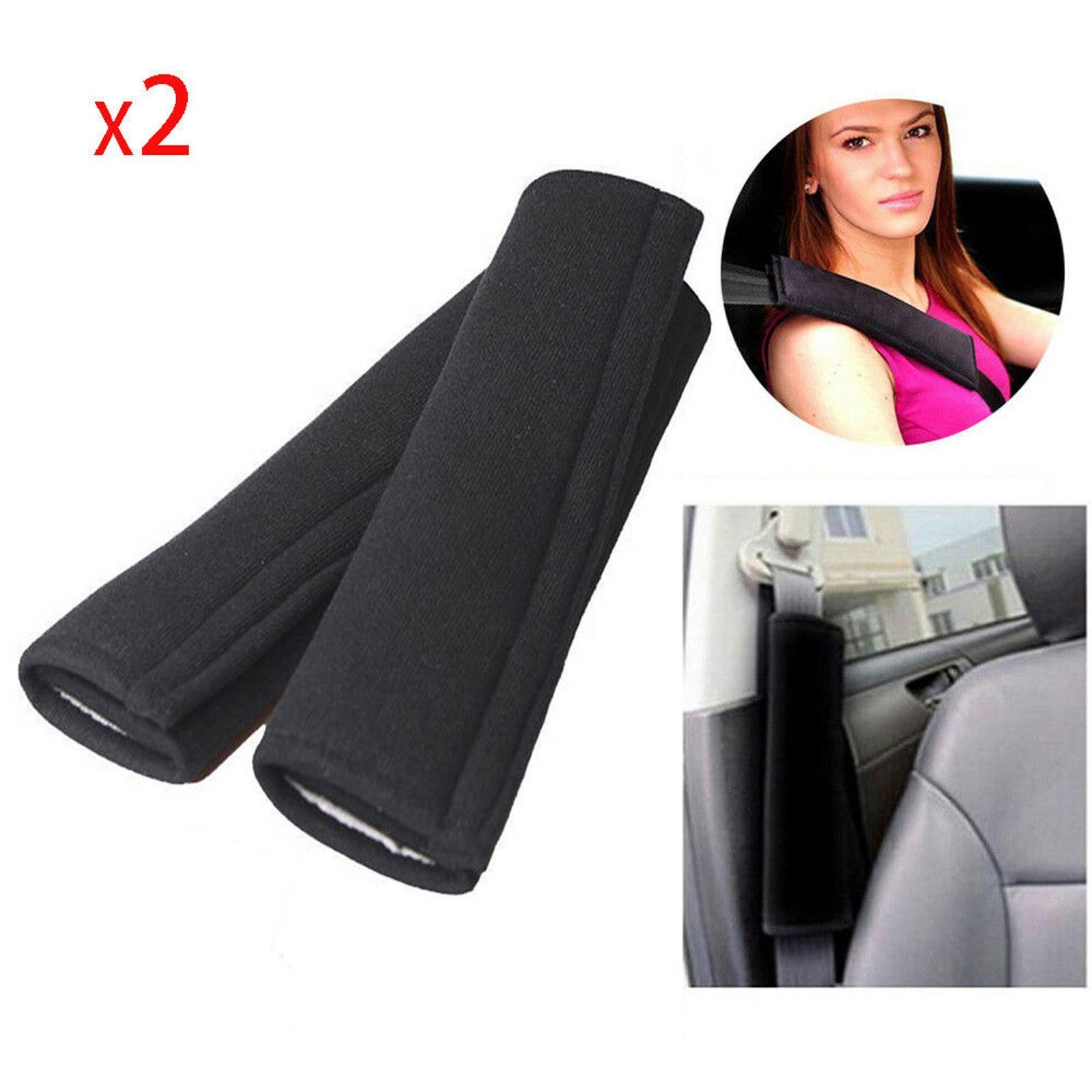 2Pcs Car Safety Seat Belt Shoulder Pads Cover Cushion Harness Comfortable Pad