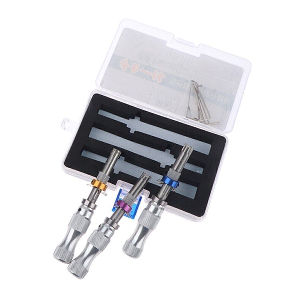 3X 7Pins Tubular Lock Tools Safe Box 7.00MM 7.5MM 7.8MM USA Stock