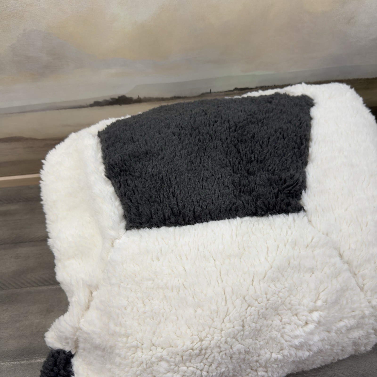 Pottery Barn Teen Soccer Ball Bean Bag Chair Slipcover Only Large Multicolor NWT