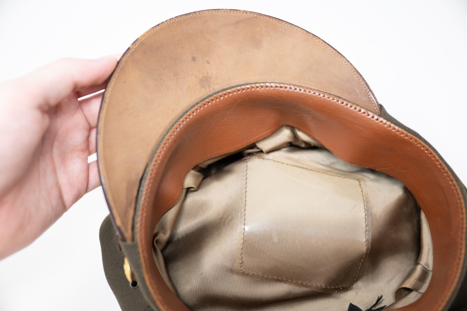 WWII US Army Air Force Officers Visor Crusher Cap Original GREAT CONDITION 7 1/4