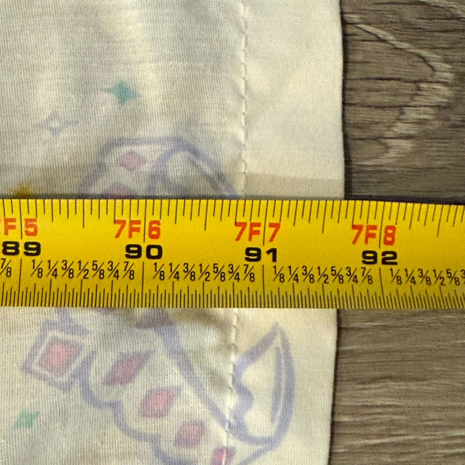 Vintage Bibb Company Barbie Twin Size Flat Top Sheet 1995 Ballerina Pink Bows