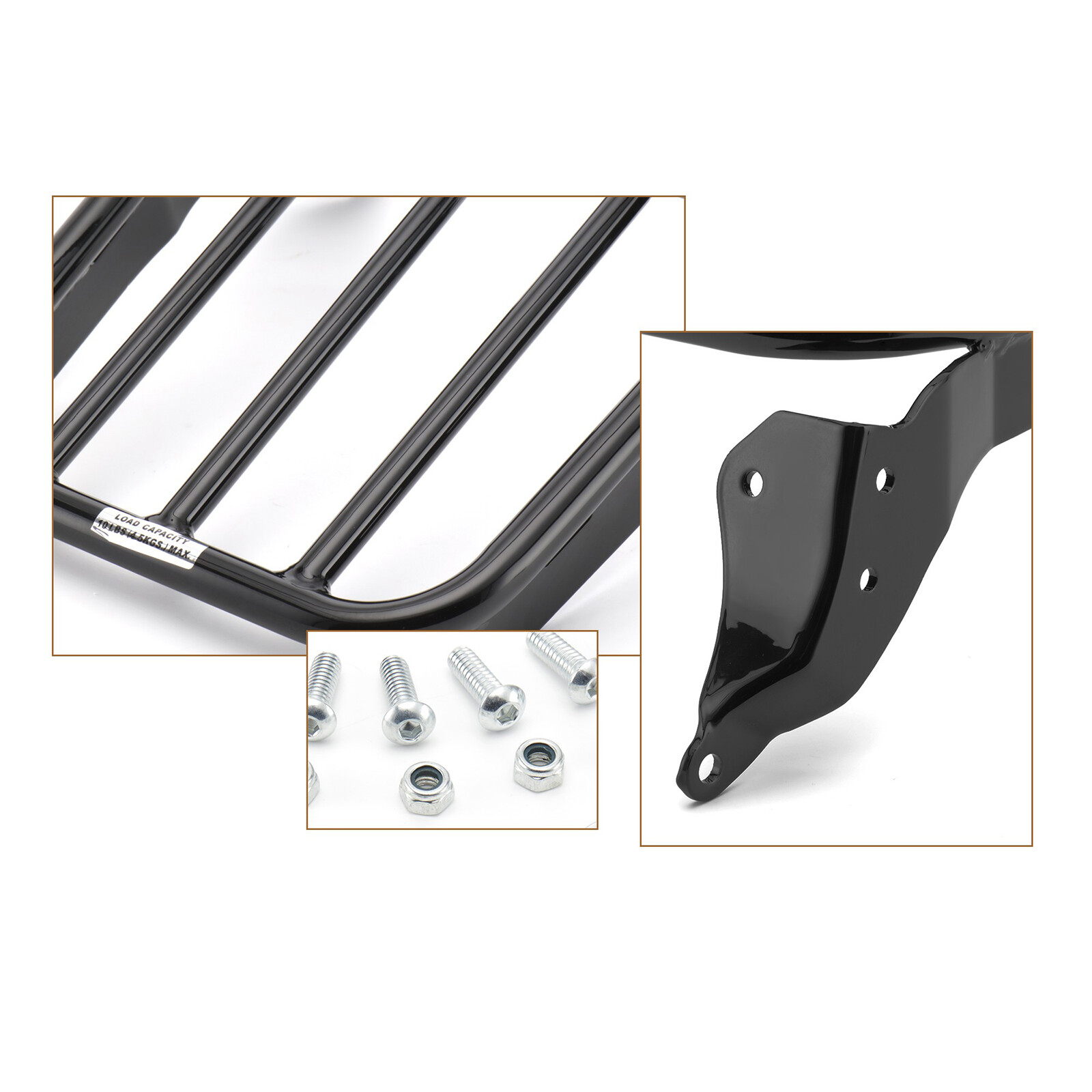 Luggage Rack Fit for Harley Softail Fat Bob Sport Glide FXFB FLSB FXLR 2018-2024