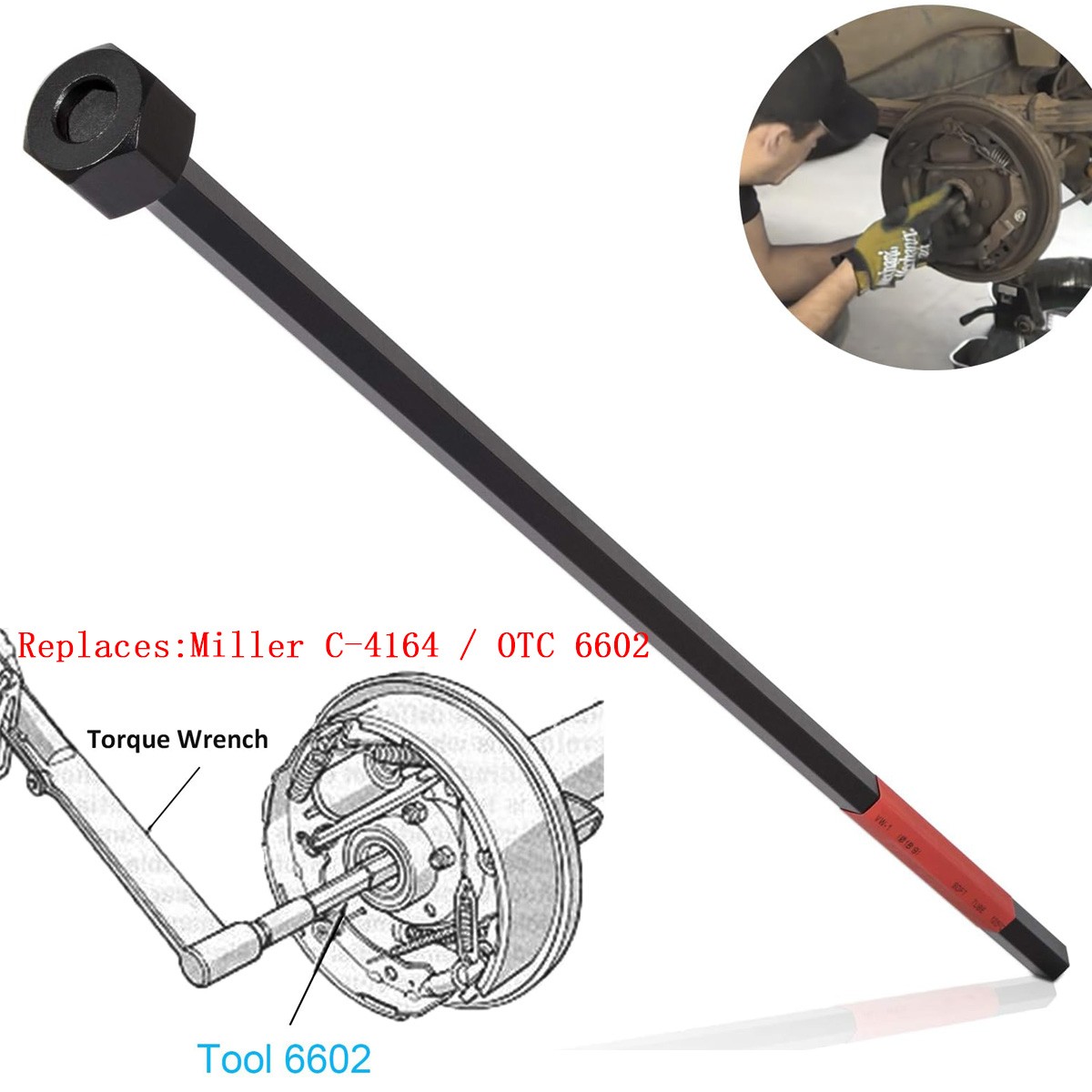 For Dodge Chrysler Rear Axle 6602 Differential Bearing Preload Wrench Tool C4164