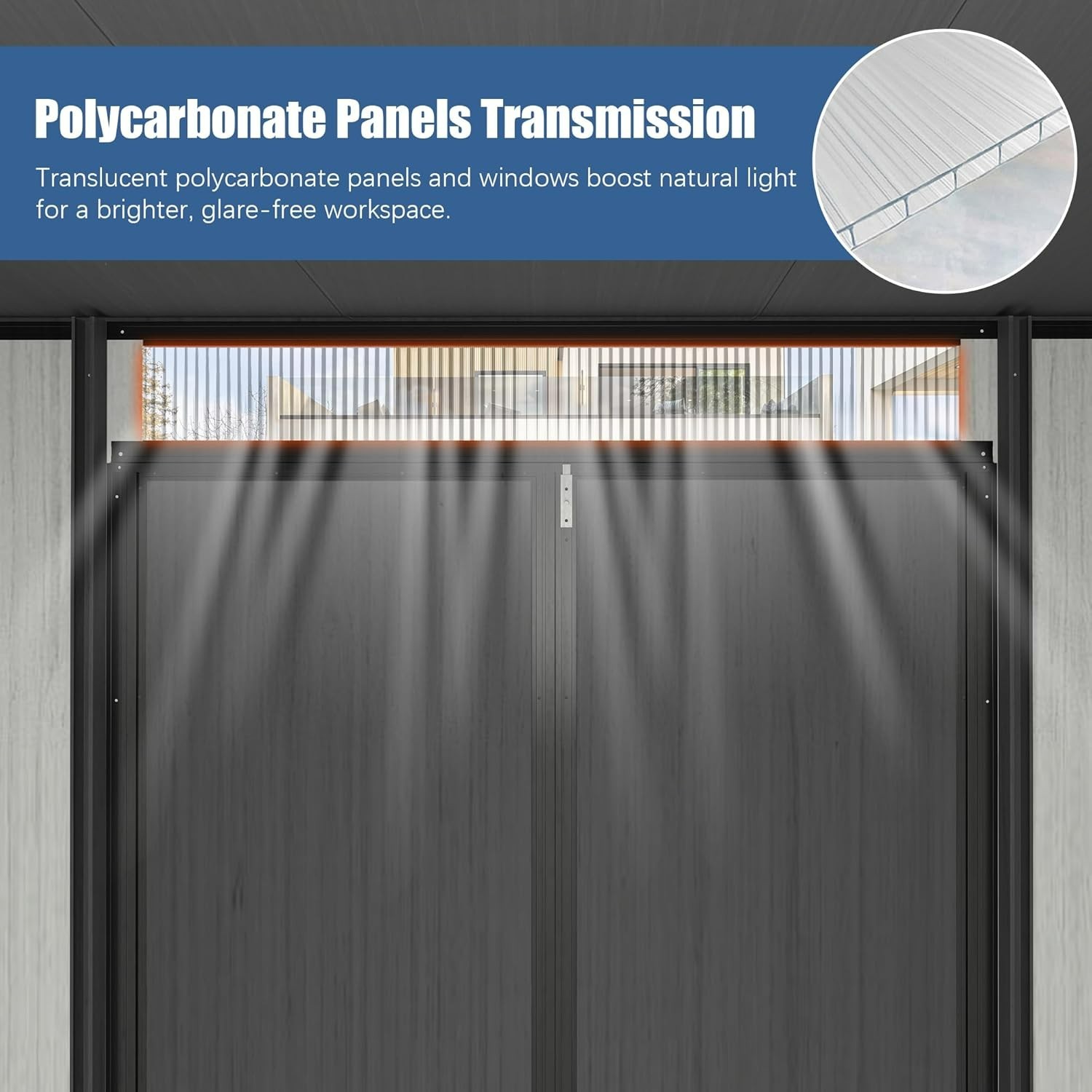 Domi 6'X9' Resin Storage Shed,Plastic Garden Shed w/Lockable Door & Sloping Roof