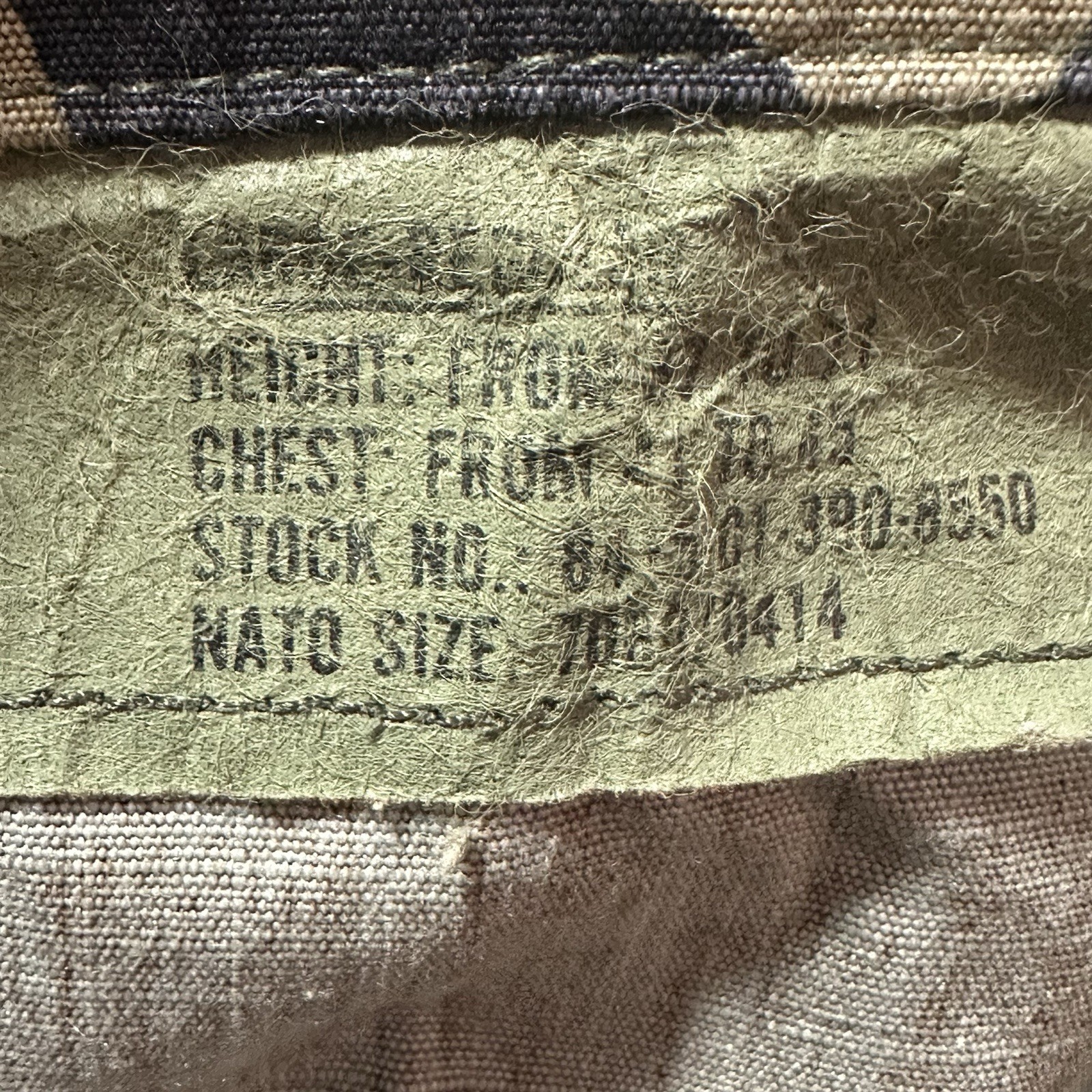 USAF Air Force Europe BDU Woodland Camo Uniform Large-Regular