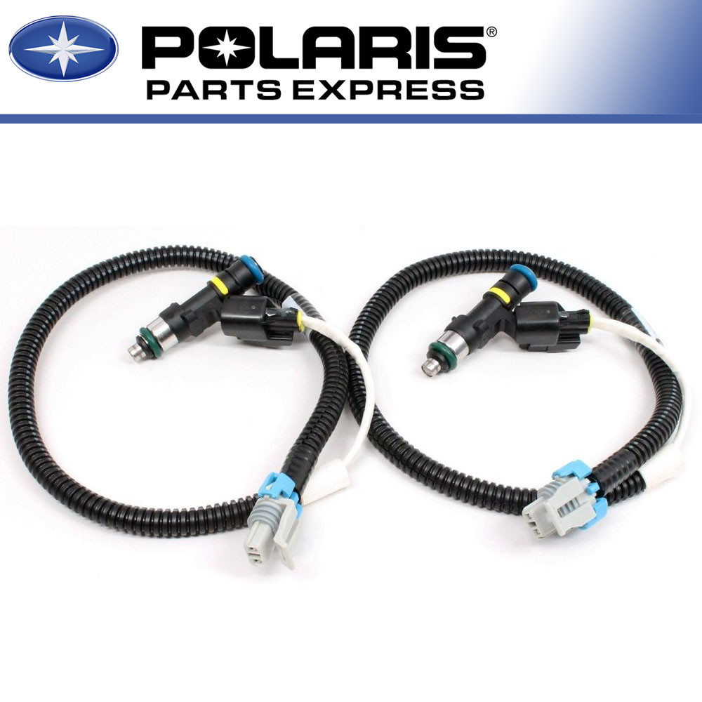 POLARIS FUEL INJECTOR W HARNESS SET 800 RANGER RZR 1204318 1204319 NEW OEM