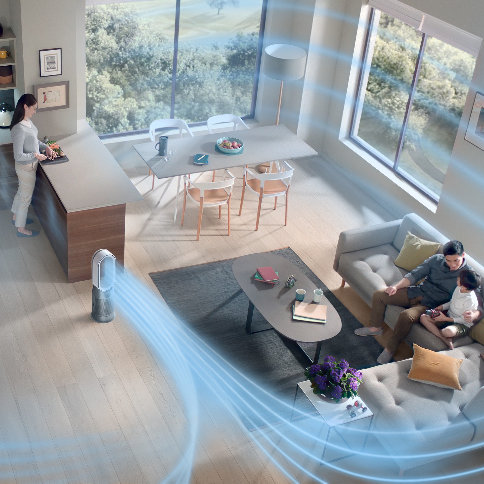 Dyson HP07 HP07 Purifier Hot + Cool™ Fan | Black/Nickel | Refurbished