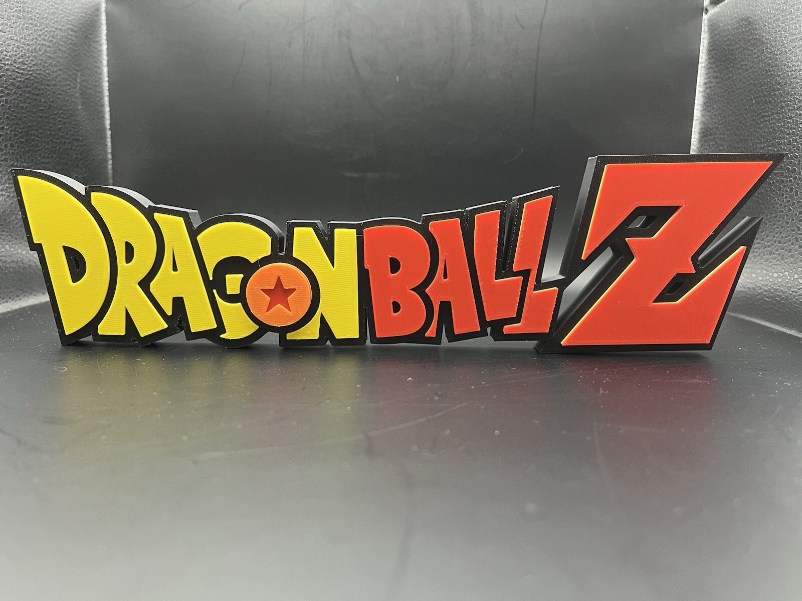 Dragon Ball Z Logo Sign Display | 3D Wall Desk Shelf Art