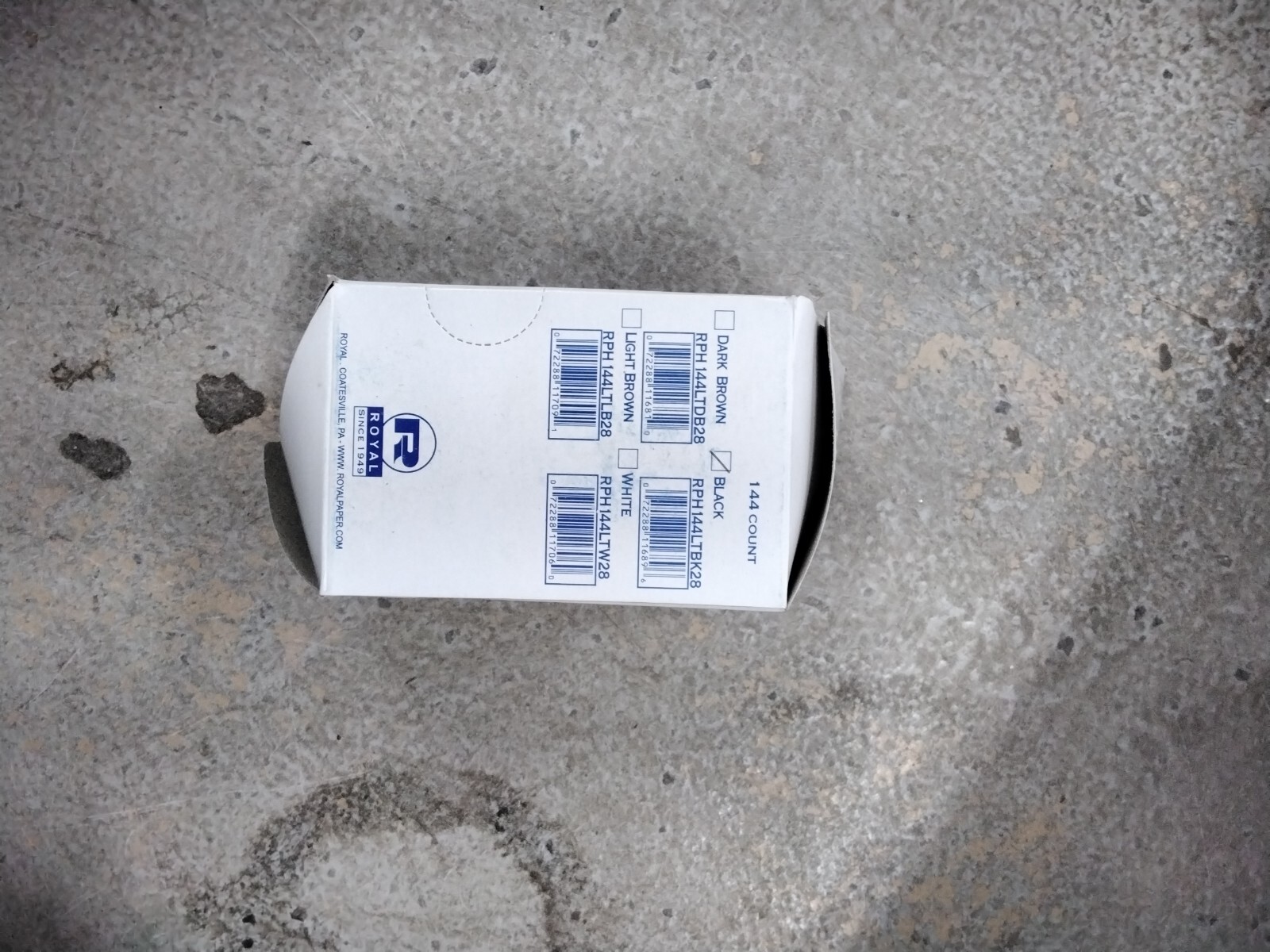 NEW Royal Large Lightweight Hairnets 144 Count Pt# Rph144ltbk28 FREE SHIPPING