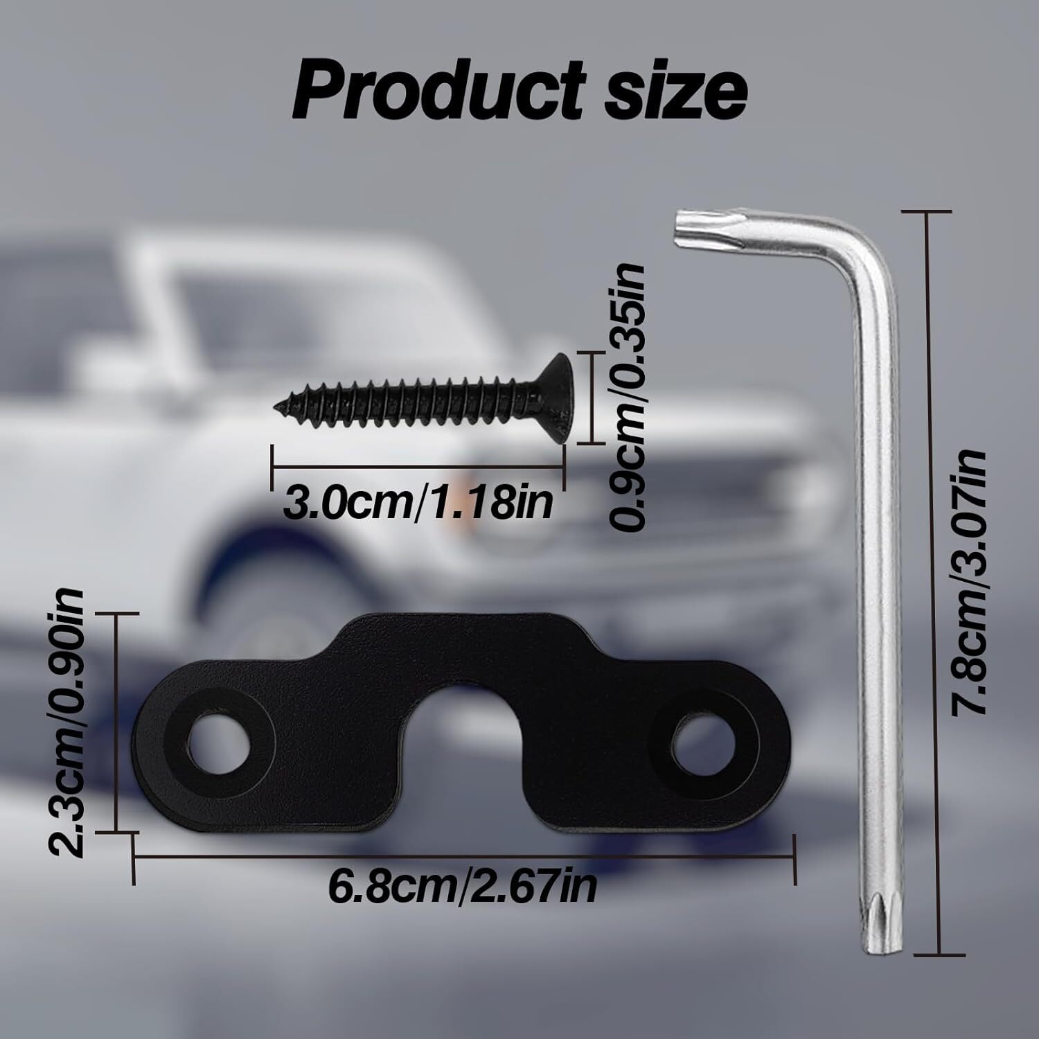 🔥Pair Sun Visor Clip Repair Kit For Jeep Wrangler JK JL Gladiator JT 2018-2022
