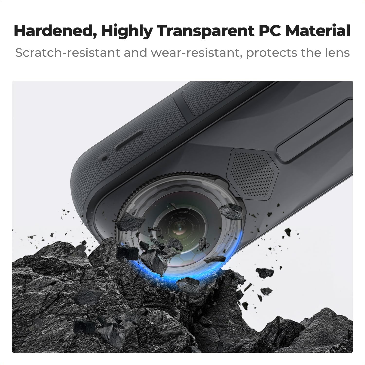 K&F Concept Insta360 X5 Lens Guards Tempered Optical Glass Lens Protector Cover